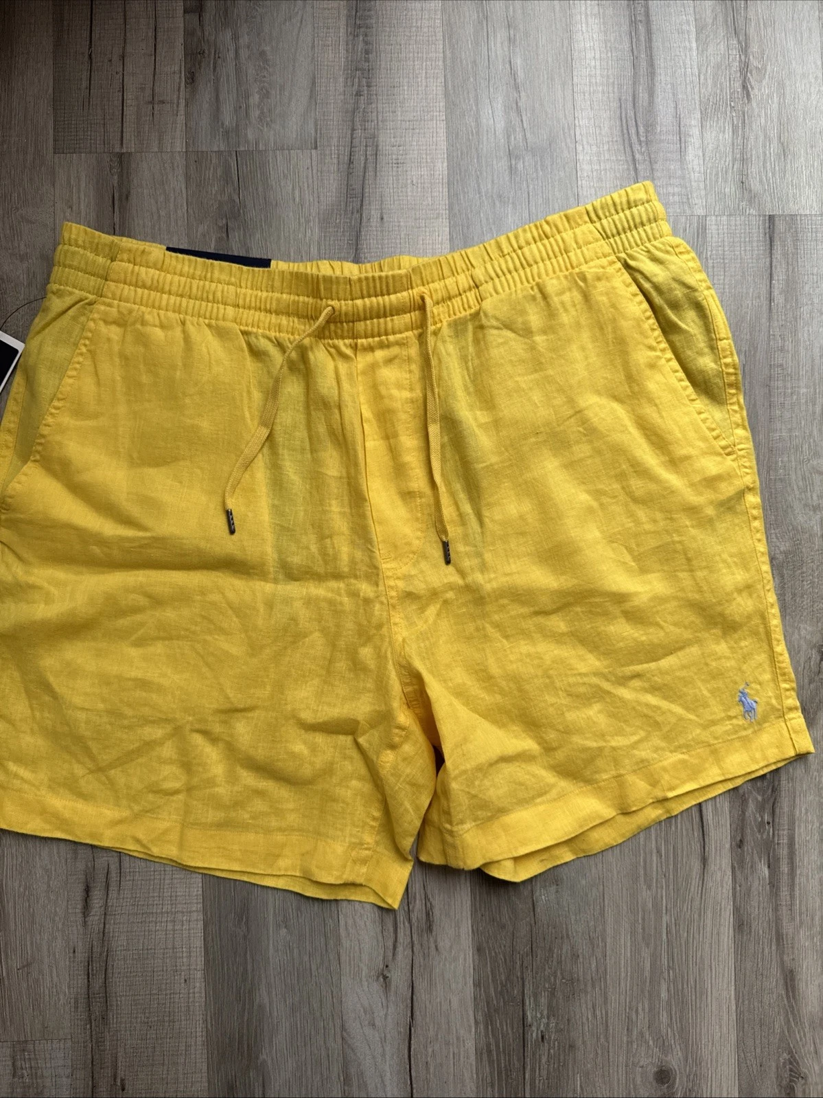New Polo Ralph Lauren 15cm Prepster Linen Yellow Size M Short Newport
Opens in a new window or tab