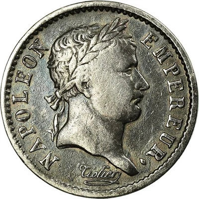 Monnaie, France, Napoléon I, 1/4 Franc, 1807, Paris, TTB, Argent, Gadoury:349 - Photo 1/2