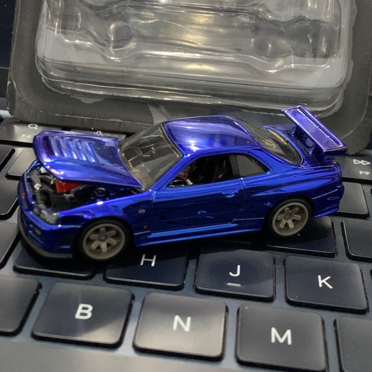 Hot Wheels 2019 - RLC Nissan Skyline GT-R BNR34 R34 Blue - #8189