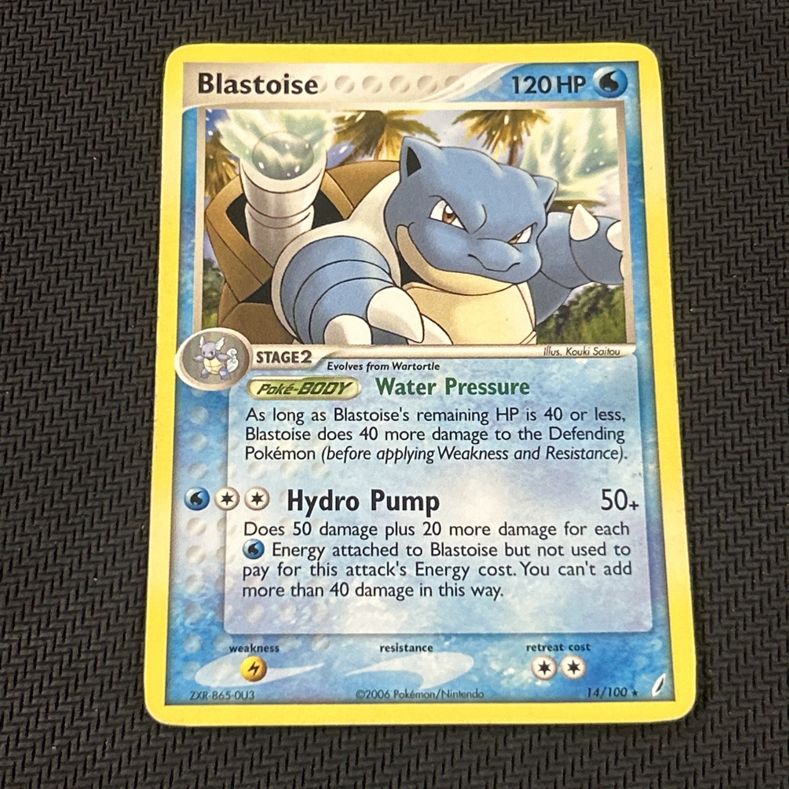 Blastoise - 14/100 - Holo Rare Pokemon