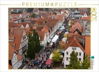 Calvendo Puzzle October Market In Burgdorf | 1000 Pieces, Finished Size 25.2 × 1