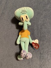 Squidward Tentacles TY BEANIE BABIES Plush Year 2004 New With Tags 