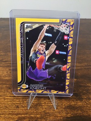 2025-26 Topps Basketball Dalton Knecht Team Logo Color SSP Case Hit Card
