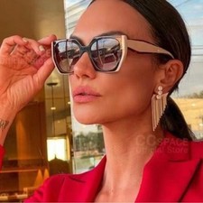 Valentino Garavani VLS-166-D-52 52mm Valentino Garavani SETTE Grey Cat Eye Ladies Sunglasses VLS  main image 4