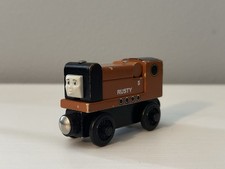 Rusty - Thomas Friends 2001 Wooden Railway Classic Train Engine Car Rare VTG