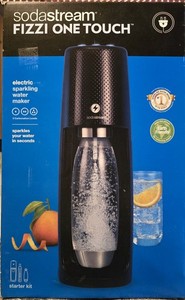  SodaStream Fizzi One Touch Soda Maker Black *NOT INCLUDED CO2 Cylinder*