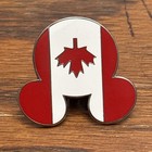 2008 Official Trading Pin WDW Epcot Canadian Flag/ Mickey Head Pin - Loose — photo 2