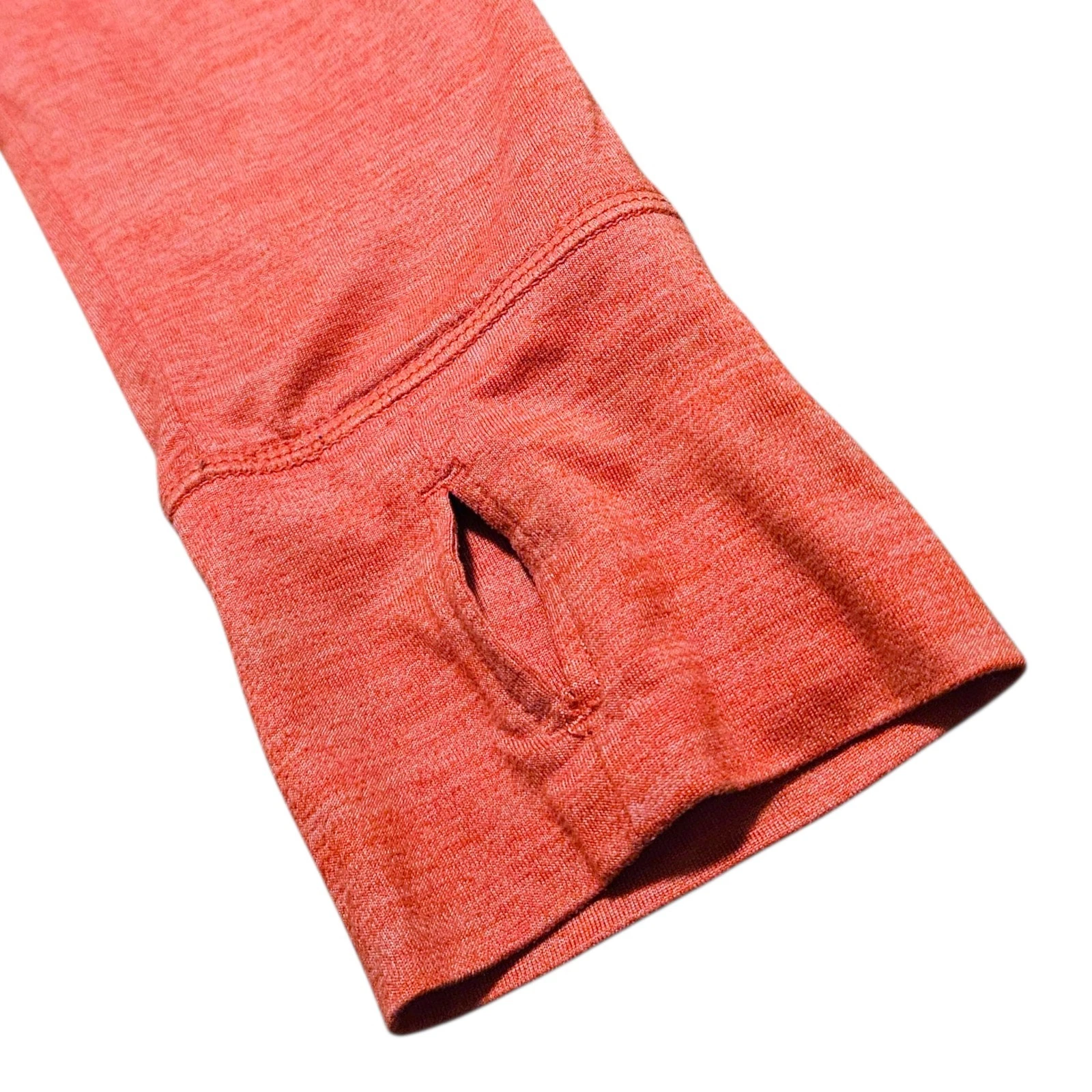 VETEMENTS Felpa con cappuccio leggera Wmns Muuv rosa corallo M fori pollice elasticizzata palestra atletica