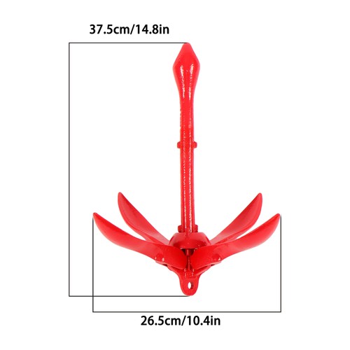 1.5 3.3 5.5 7.1lb Folding Anchor Set×2 For Small Boats Canoe Paddle Boards New - Picture 22 of 23
