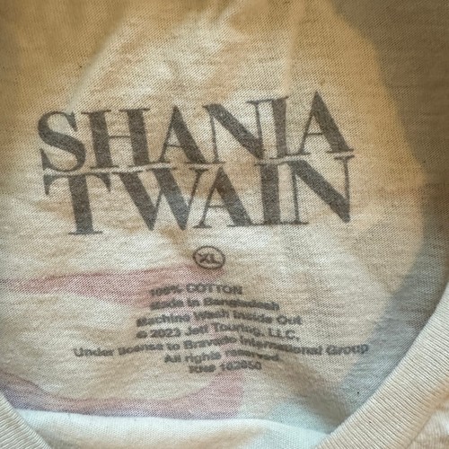 T-shirt ragazza SHANIA TWAIN Lets Go taglia XL country western casual classica indie - Foto 6 di 6