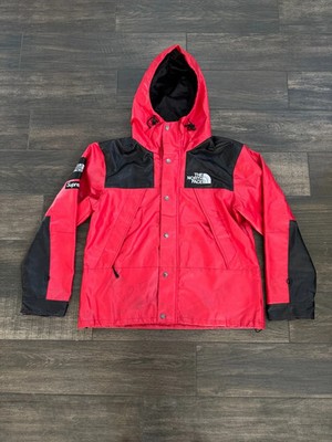 Size S - Supreme x The North Face Leather Mountain Jacket Red