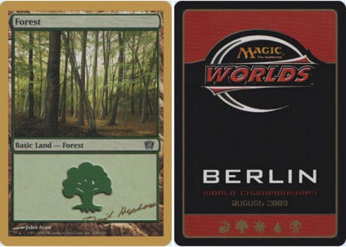 Forest - 8th Edition 349 - Dave Humpherys - 2003 ~ Heavily Played World Champion