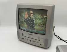 Vintage Sylvania 13  CRT TV VHS Combo SRC2213X  Not Working  Parts/Repair READ