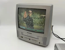 Vintage Sylvania 13” CRT TV VHS Combo SRC2213X | Not Working | Parts/Repair READ