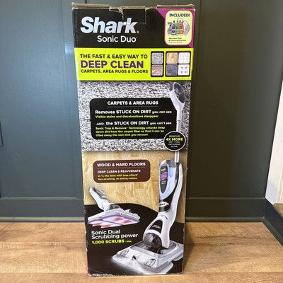 Shark Sonic Duo Carpet & Hard Floor Cleaner w/Pads NEW/ OPEN BOX -Read