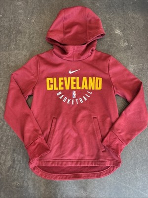 Nike Cleveland Cavaliers NBA Youth Warmup Hoodie Medium Offical Game Issued Team