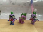 My Little Pony G4 Spike The Dragon Lot With Bowtie Humdrum And Classic Htf