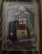 2025 Panini Prizm Black Patrick Willis 49ers #131 Serial Numbered /225