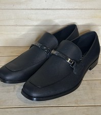 Guess GMHANDY-R Black Slip-On Square Toe Loafer Dress Shoes Mens Size 7.5