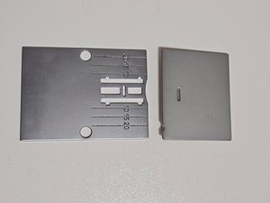 Stichplatte und Spuldeckel für Elna Lotus SP Nähmaschine