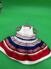 Janie And Jack Striped Organza Dress Monte Carlo Charm Lane Tulle