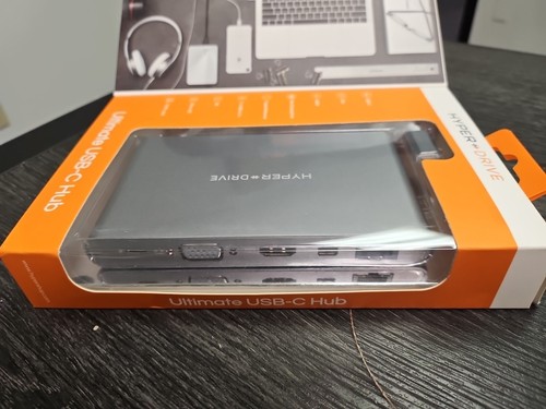 HyperDrive Ultimate 11-in-1 USB C Hub for MacBook Pro/PC w/PD Charging - Picture 4 of 6