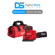 Milwaukee M18BQSS-0B 18V Cordless Quarter Sheet Palm Sander with Canvas Bag