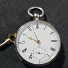 Antique Solid Silver Gents Waltham Mass Pocket Watch 1880 W/O Ref4136