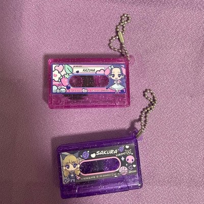 Sanrio HYBE cassette tape style keychain KAZUHA SAKURA