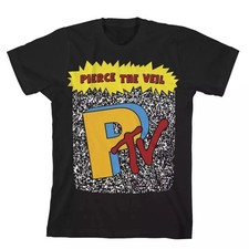 Vintage Pierce The Veil PTV T-shirt Black Unisex All Sizes S-5XL Hot