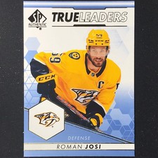2022-23 SP Authentic NHL ROMAN JOSI True Leaders Blue #6