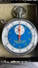 BREITLING Stoppuhr Edelstahl Sammlerstück