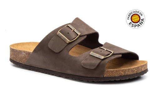 Sandalia zueco con hebillas suela de corcho tallas 39 a 45 | eBay