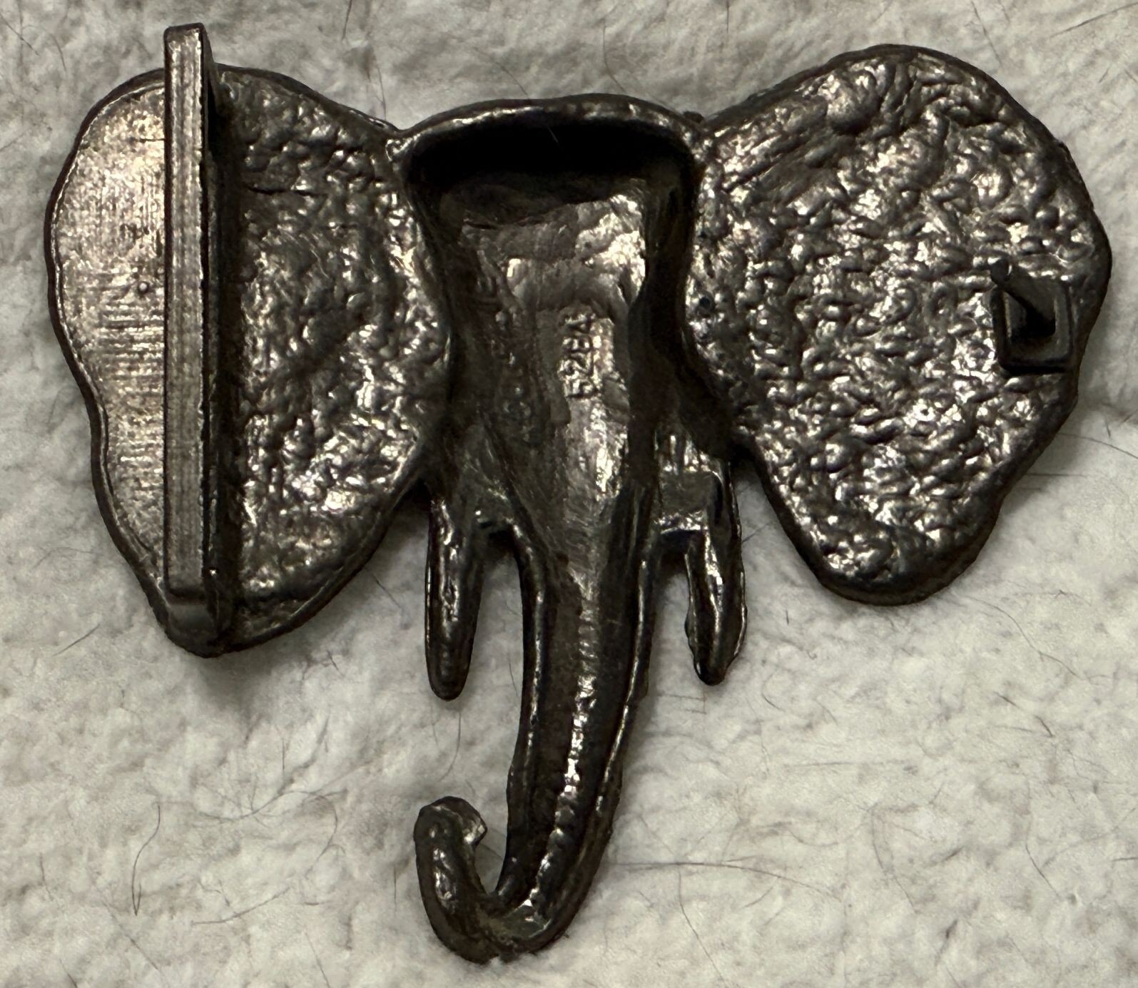 REDUCED Mammoth Solid Bronze or Brass Elephant He… - image 2