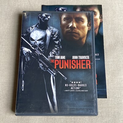 The Punisher (DVD 2004 Guide & EXCLUSIVE COMIC BOOK) Marvel Origin John Travolta