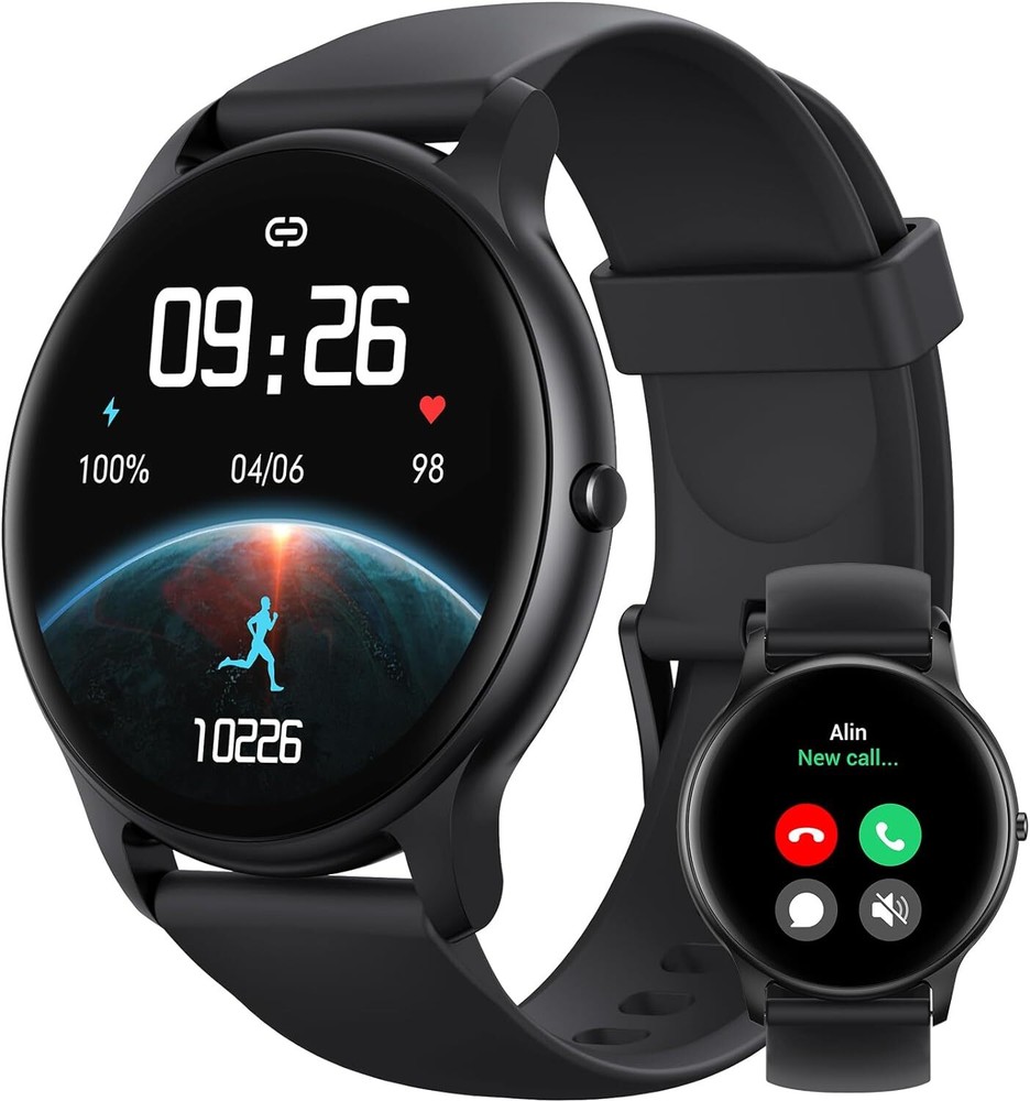 SmartWatch Fitness Calls Waterproof Heart Rate Sleep Monitor for Sony Xperia