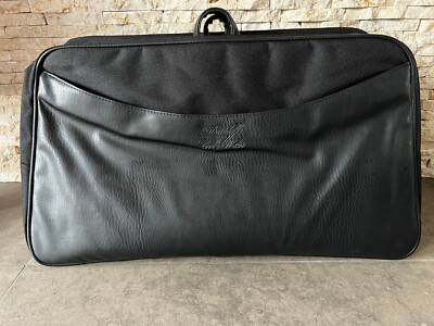 Davidoff Weekender Reisetasche Weekend Bag, schwarz, mit Tragegriffe, Kunstleder