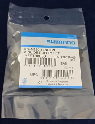 Y5FT98030 Shimano ALTUS RD-M2000 RD-M370 RD-M3100 Jockey Wheels - Image 1 of 3