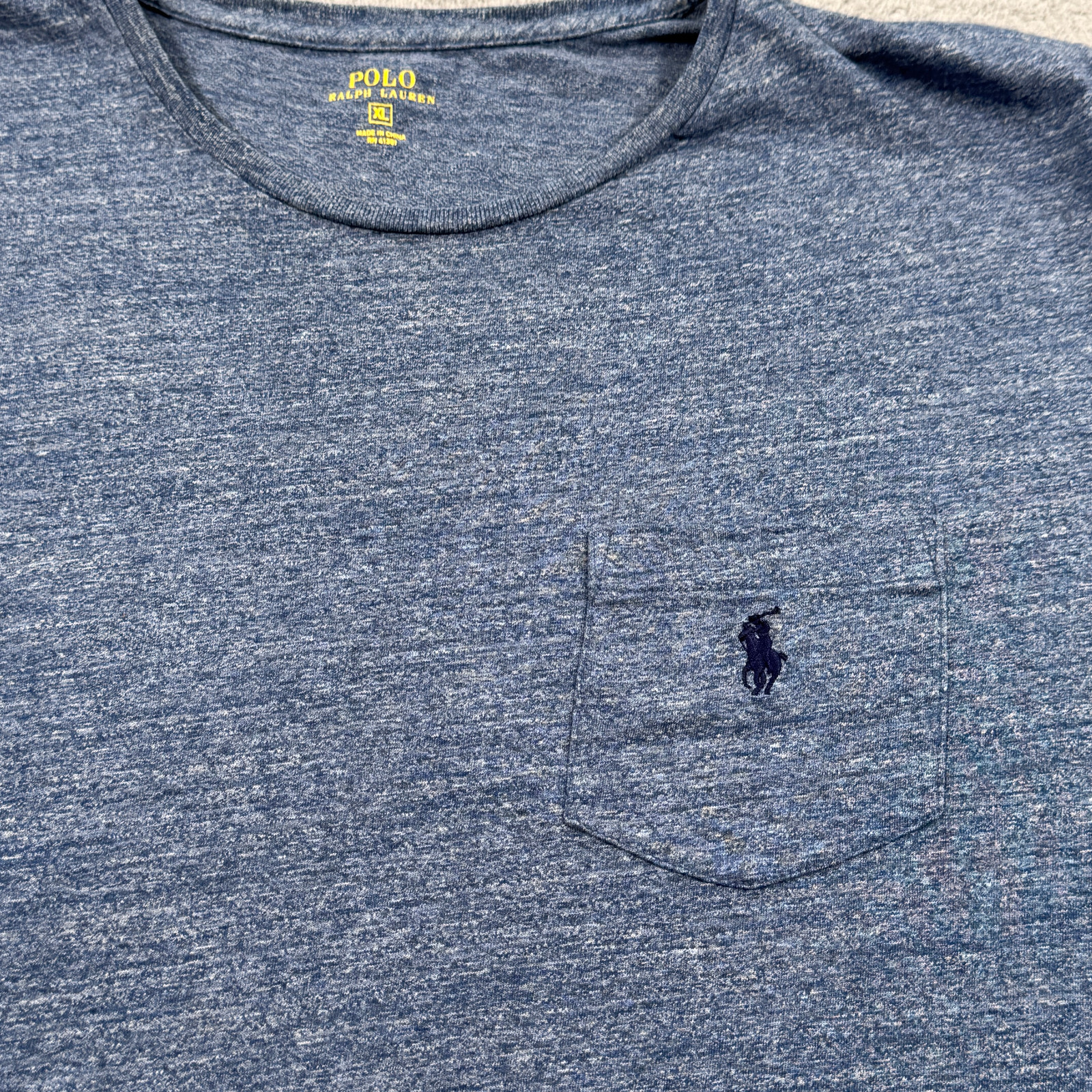 Polo Ralph Lauren camicia uomo XL manica corta girocollo classica tasca pony