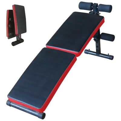 Sit Up Bench Folding Adjustable Workout Bench for Ab Exercise, Strength Train...