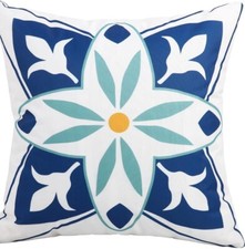 Outdoor Waterproof Throw Pillow Covers Set of 4 Floral Printed and Boho Farmhous