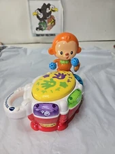 VTech BABY BEATS Monkey Drum Fun  Educational 70+ Songs Phrases  Sounds WORKS Kd