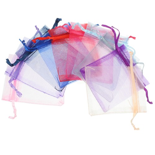 100 Pcs Gift Bag Small Drawstring Bags Pouch Jewelry Travel Shopping