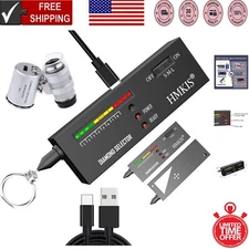 Professional Diamond Tester Pen with 60X Loupe for Accurate Gemstone Evaluation