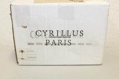 Cyrillus Paris Dore/Gold 20x20x40cm Lampe 09010-0853 Neu Rechnung MwSt