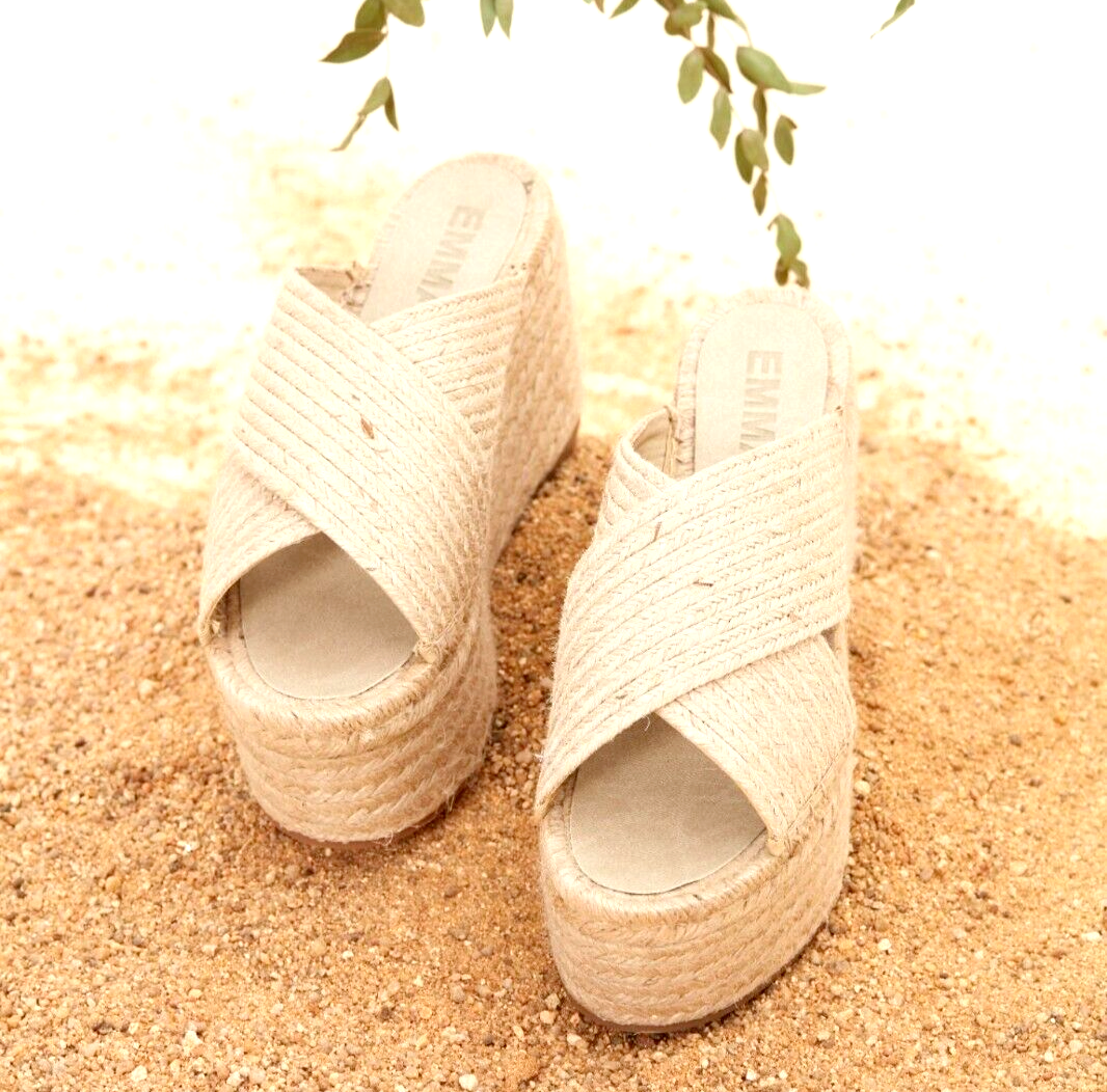 FILA Sandalo Rita Row crossover zeppa naturale plateau nuovissimo taglia 37 38 39 40