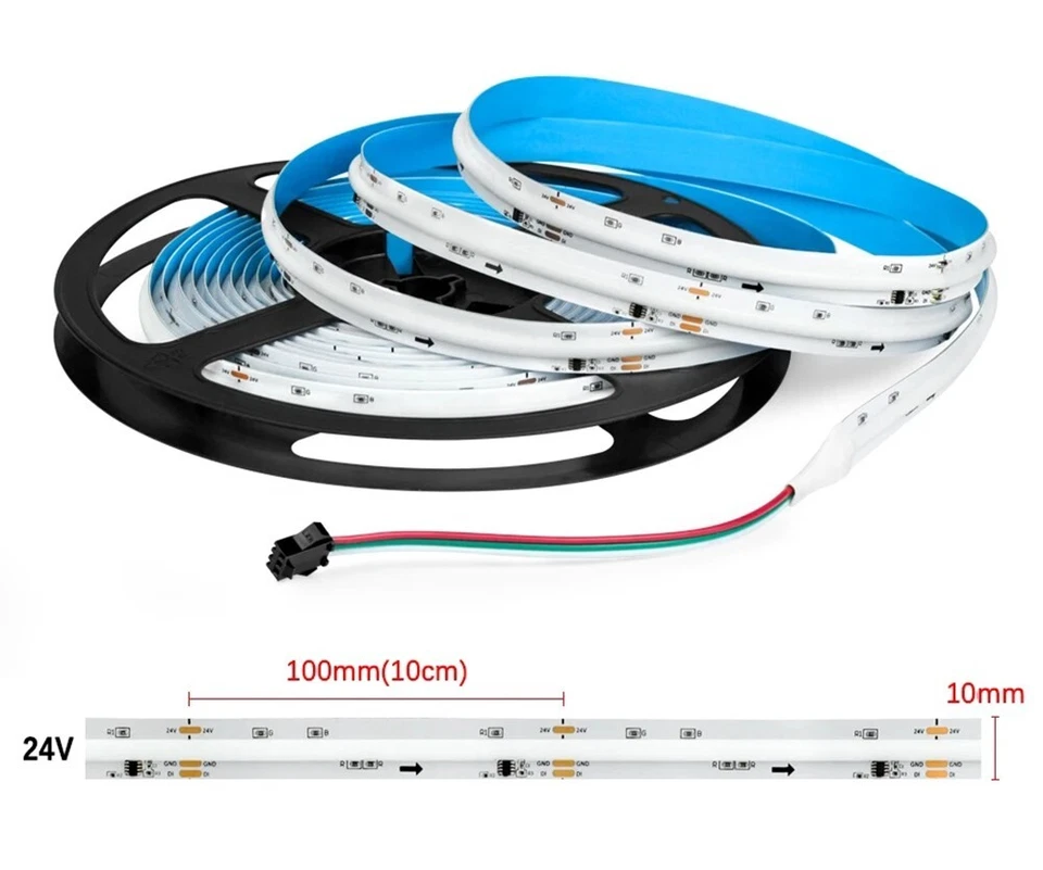 RGBIC Addressable COB Strip SPI Pixel Programmable For Stage Commercial Lighting - Image 2 of 4