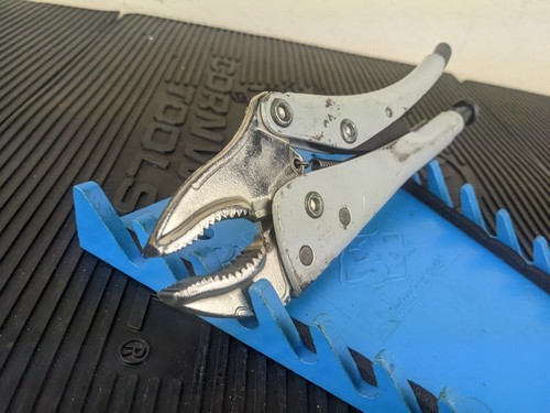 #az226 Snap On LP10WR 10" Curved Jaw locking pliers w/cutter - Picture 7 of 16