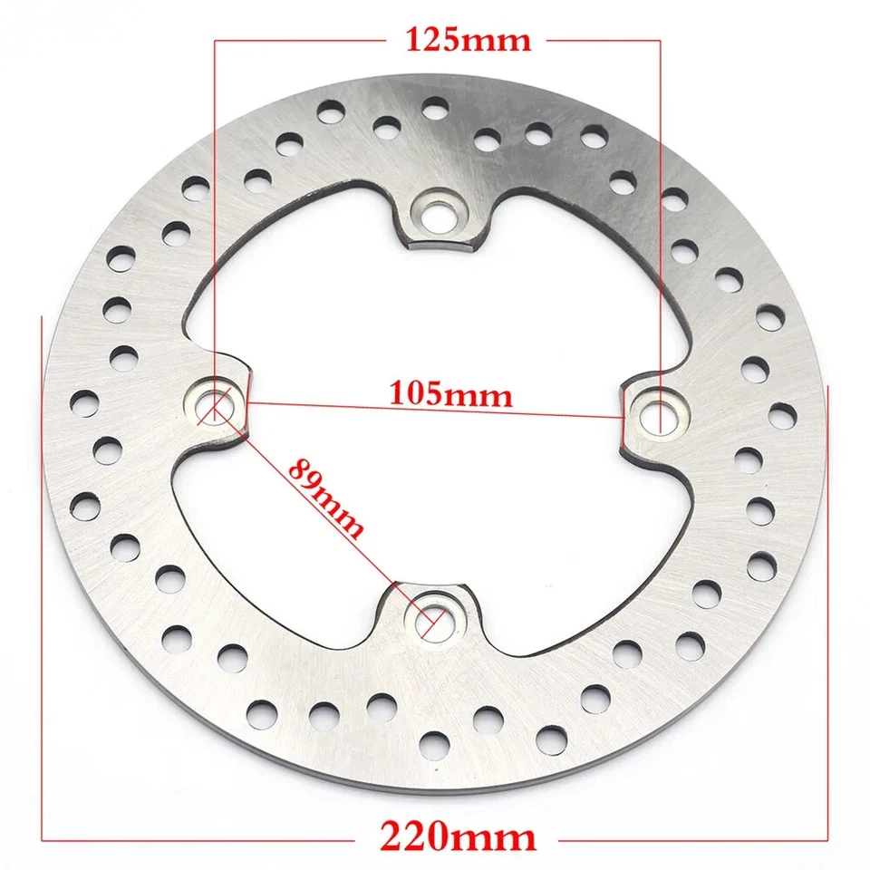Rear Brake Disc Rotor For Triumph Daytona 650 675 Street Triple 675 Daytona T595 - Image 2 of 4