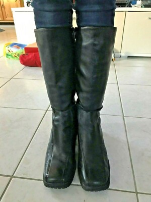 BAMA * Stiefel * Schwarz * classic line * Gr. 37 * 36 cm Schaft * 4 cm Absatz